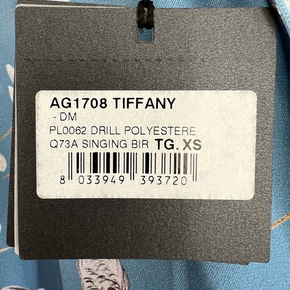 Pietro Brunelli “Tiffany” Bird Print Maternity Dress.   New With Tags. NWT - Picture 8 of 8